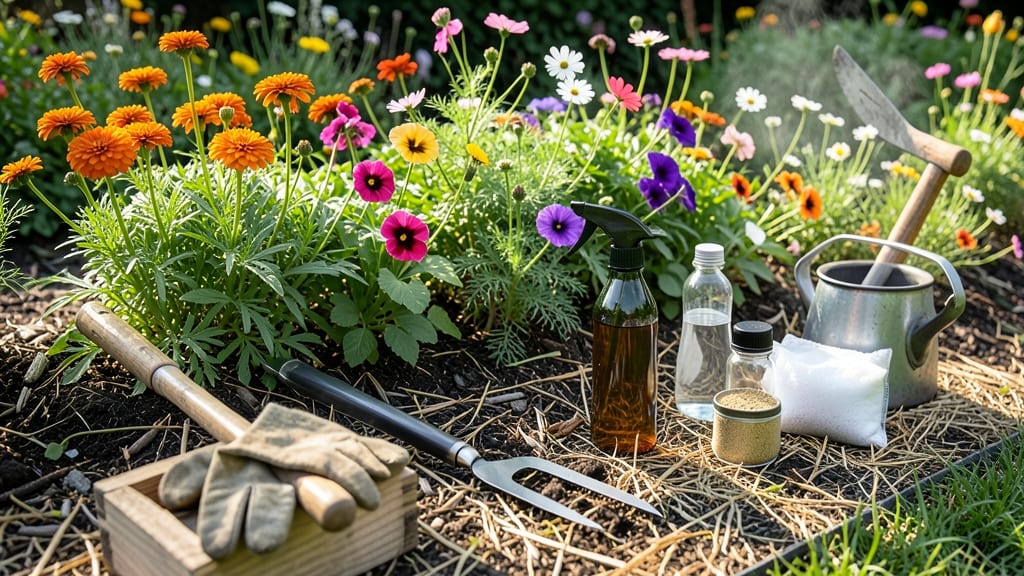 How to Get Rid of Weeds in Flower Bed Naturally: Vinegar Boil Spray for Stubborn Roots