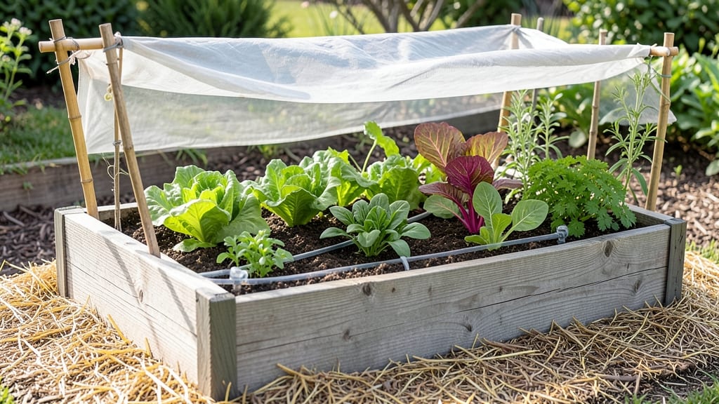 Raised Garden Bed Shade Covers: UV-Protection That Extends Plant Life