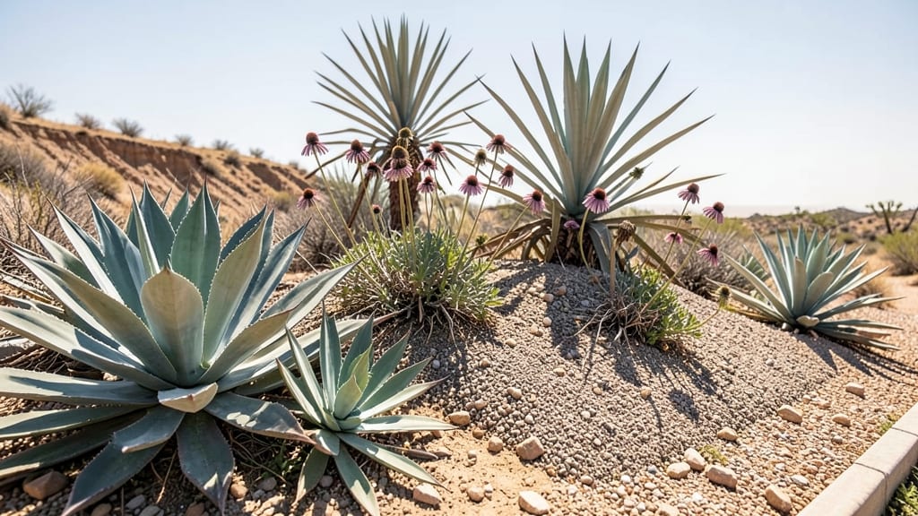 Desert Cactus and Succulent Spill