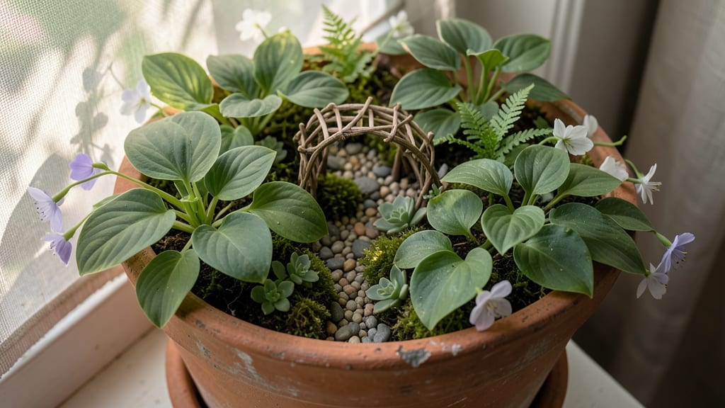 Miniature Hosta Fairy Garden Beds