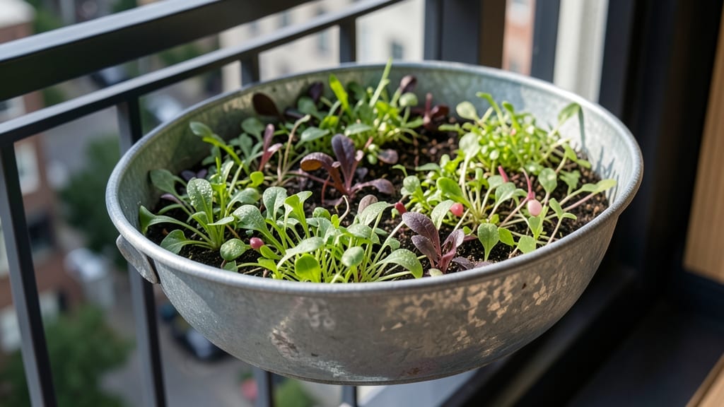 Galvanized Metal Trough Circle Garden
