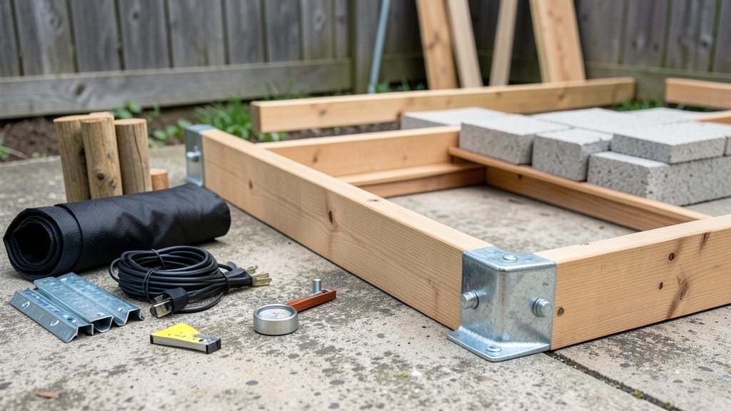Raised Garden Bed Hardware: Heavy-Duty Galvanized Corner Posts for Longevity