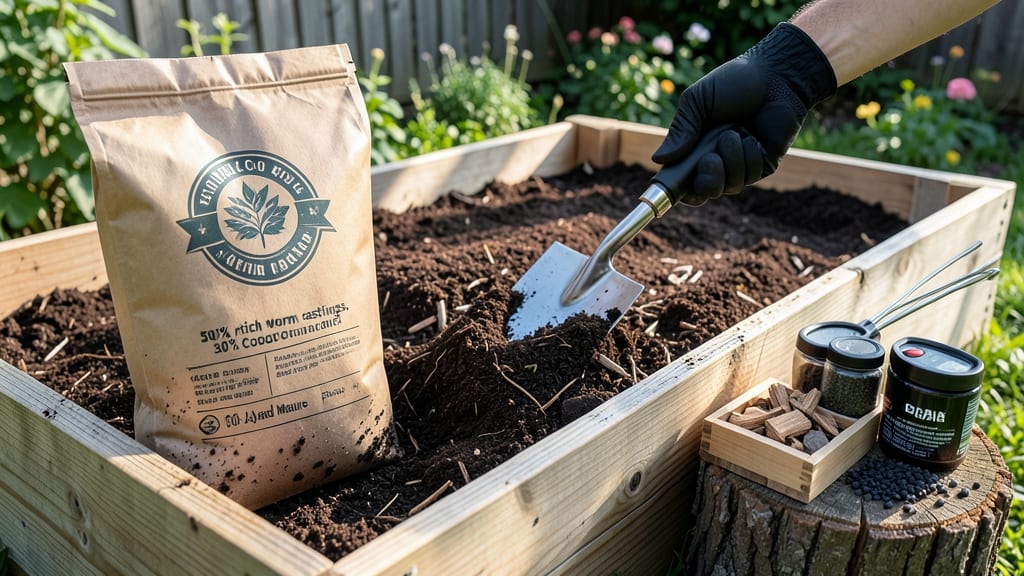 Premium Compost for Raised Bed Gardening: Nutrient-Dense Soil for Bountiful Harvests