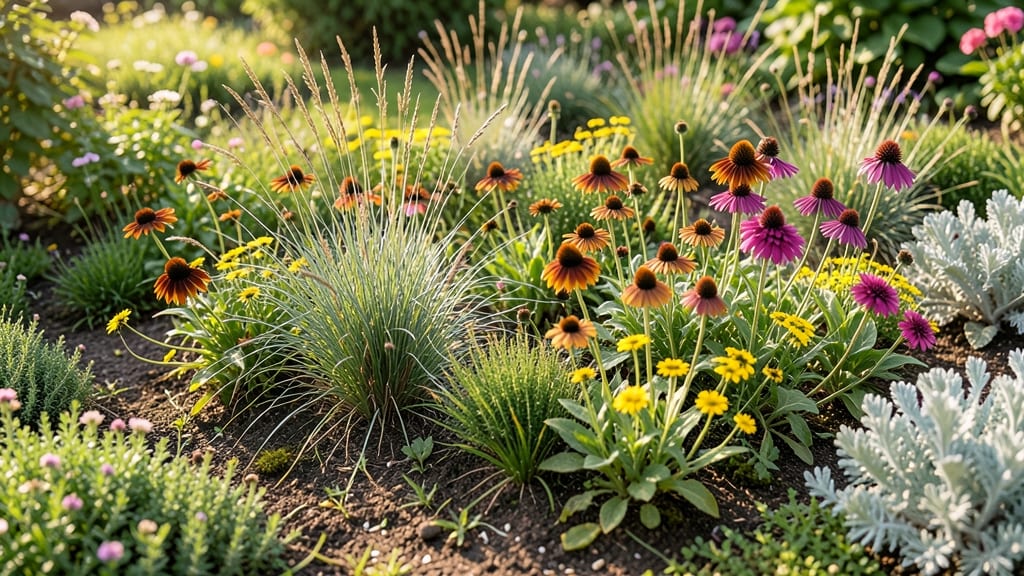 Curved Meadow-Style Planting