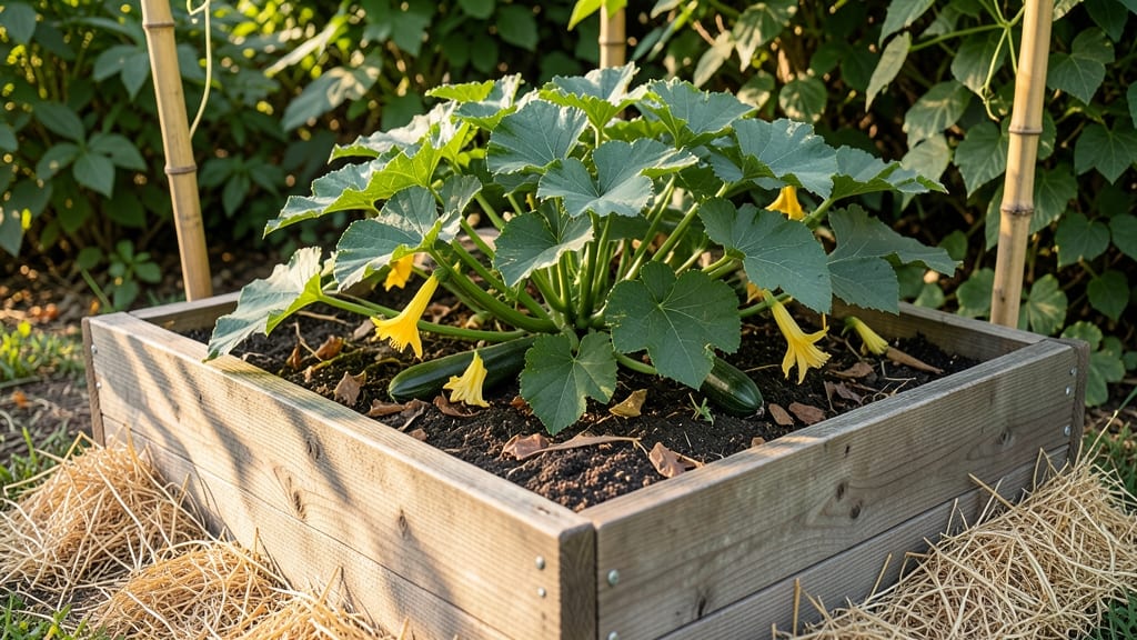 Raised Beds For Zucchini: Modular Height System for Maximum Yield and Pollinators
