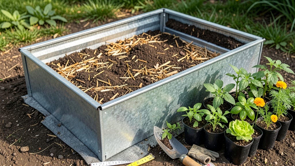 Raised Garden Bed Galvanized Steel Plans: Modular Durability for Weatherproof Planting