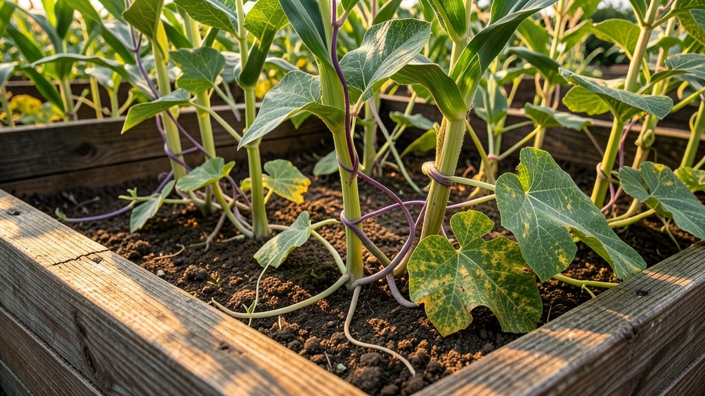 Three Sisters Companion Planting