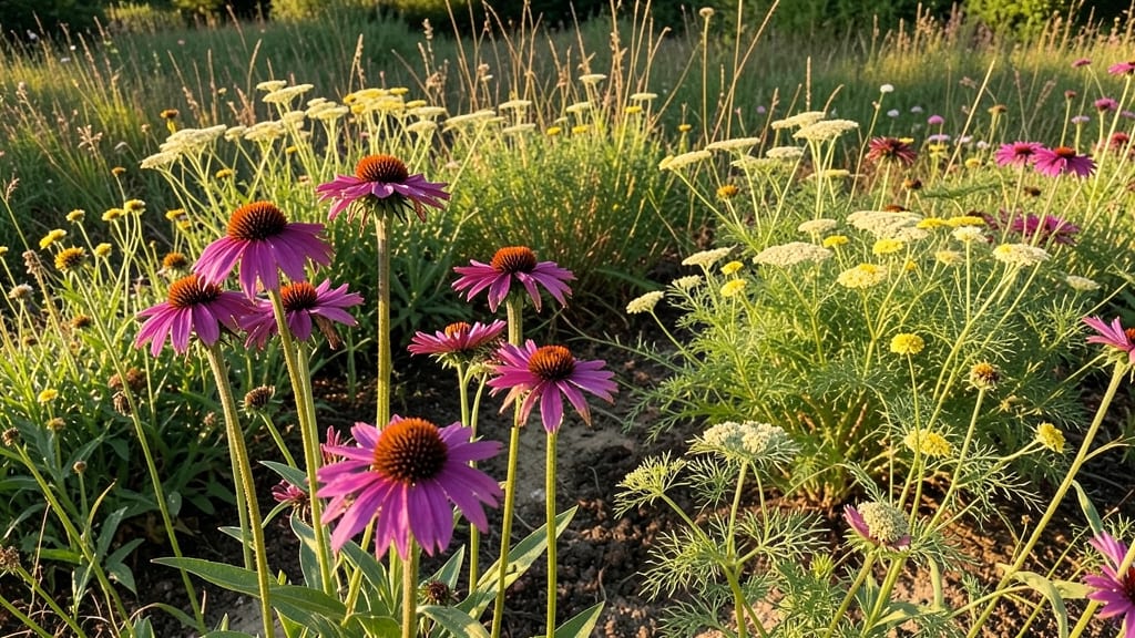 Coneflower and Yarrow Pollinator Patch