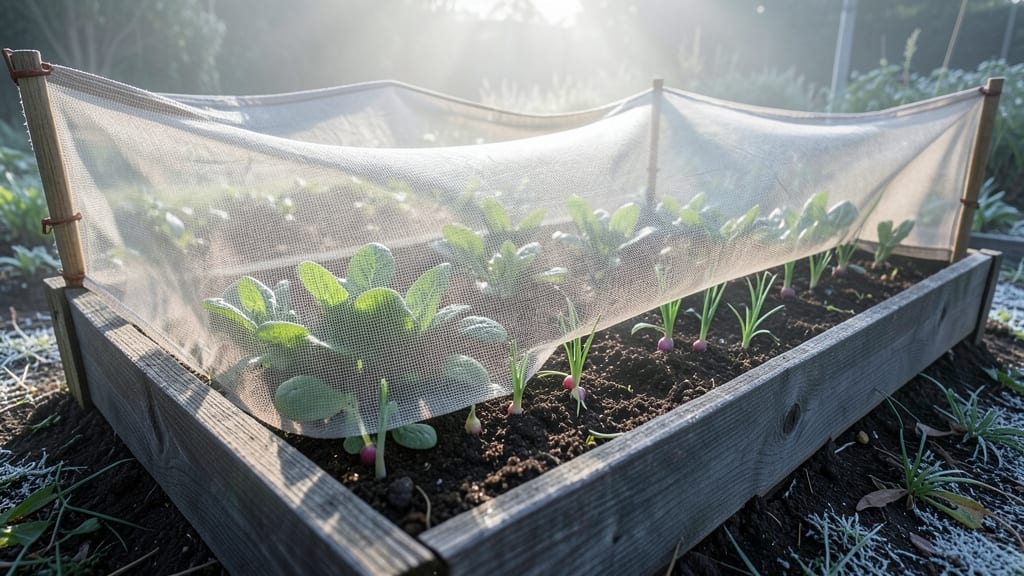 Removable Fabric Row Cover with Frost Protection