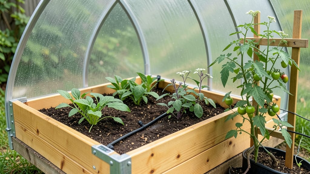 Raised Bed Greenhouse: Modular Design for Year-Round Plant Protection