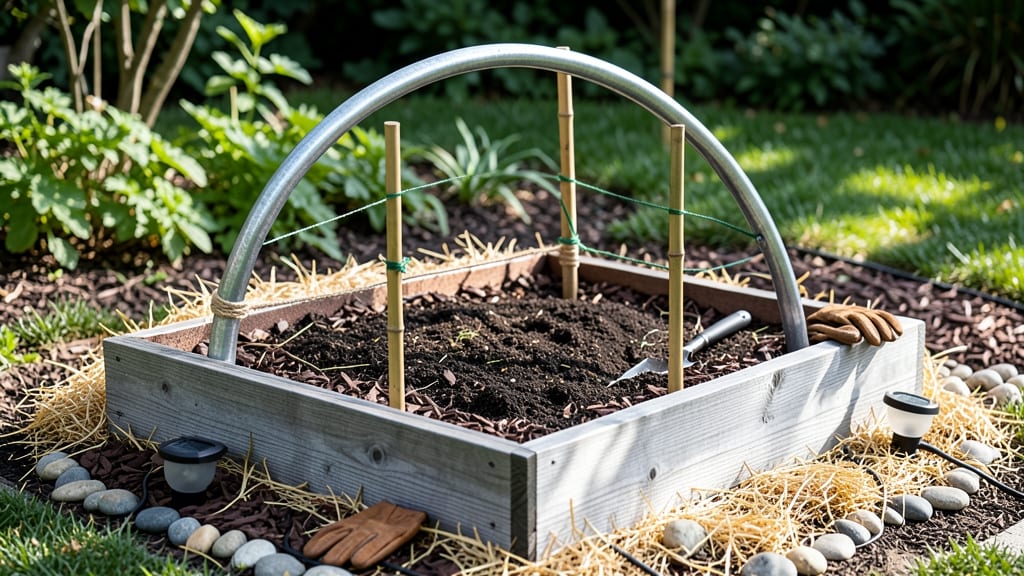 Raised Garden Bed With Cattle Panel Arch: Modular Arch Design for Year-Round Plant Protection