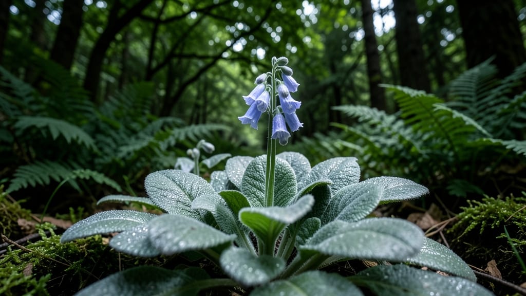 Lungwort with Silver Spotted Leaves