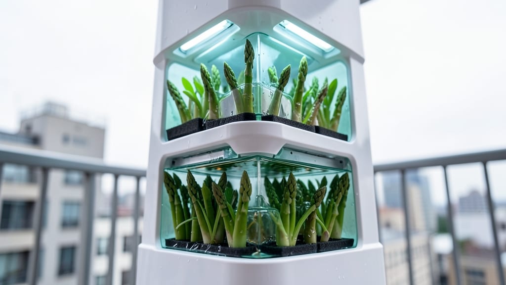 Tower Garden Hydroponic System for Asparagus