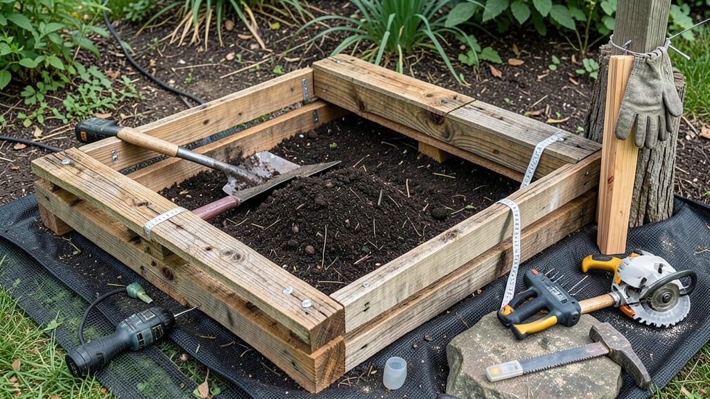How to Make a Raised Garden Bed Out of Pallets: Stacked Wood Strength for Year-Round Planting