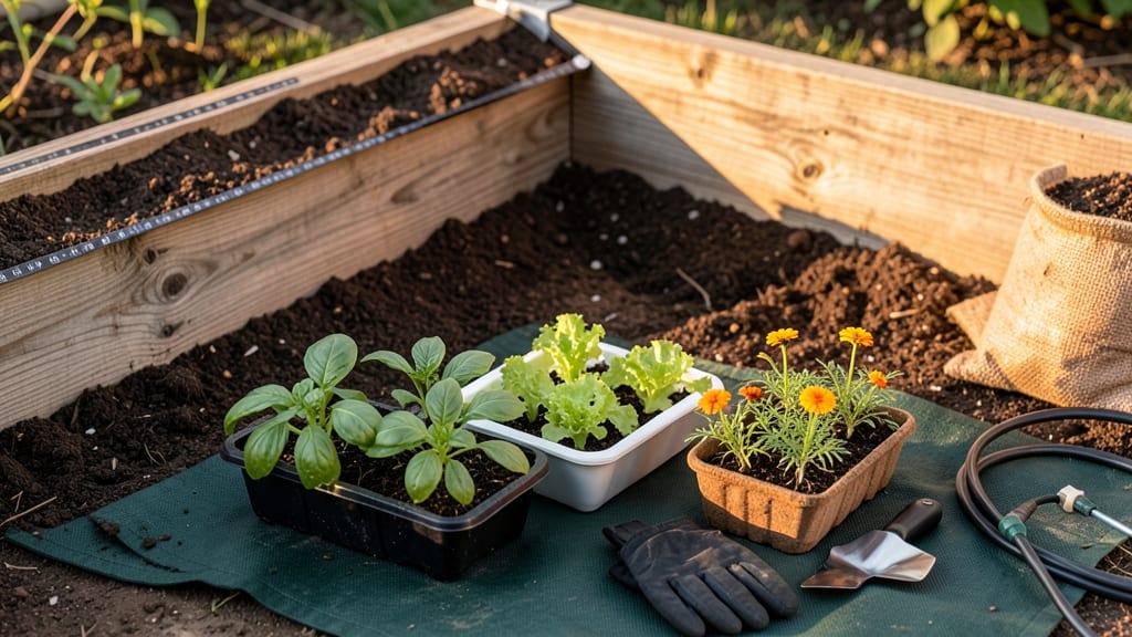 L-Shaped Raised Garden Bed Plans: Modular Wooden Edges for Small Urban Spaces