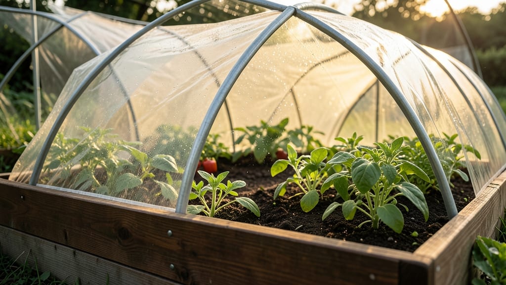 UV-Stabilized Clear Plastic Tunnel Hoop Cover