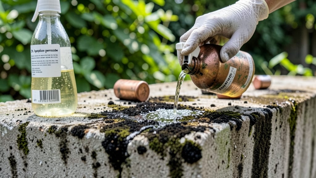 Hydrogen Peroxide Deep Clean for Stubborn Mold