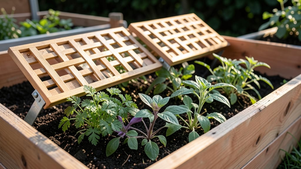 Adjustable Lattice Shade Panels
