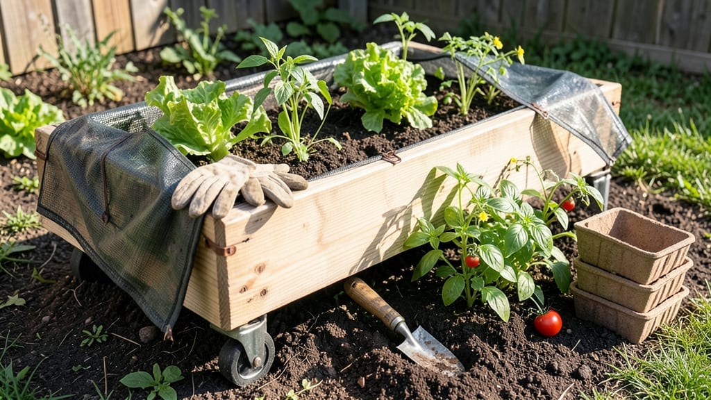 Raised Garden Beds With Wheels and Cover: Portable Plant Haven for Year-Round Growing