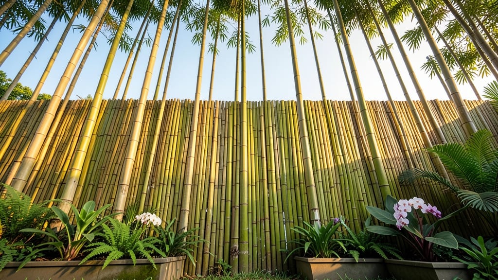 Bamboo Privacy Screen Fence