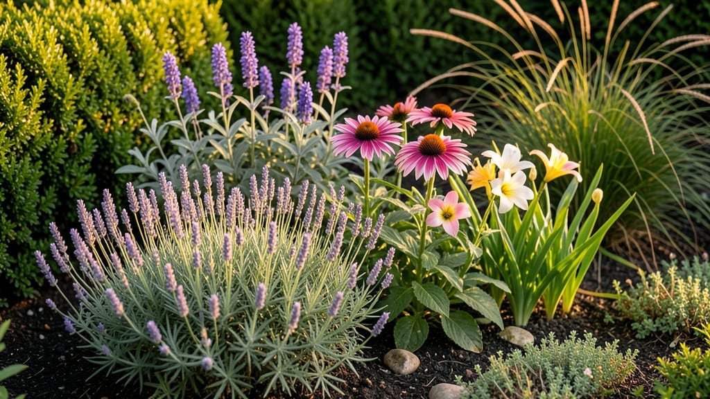 Flower Bed Against Fence: Privacy-Packed Pollinator Paradise