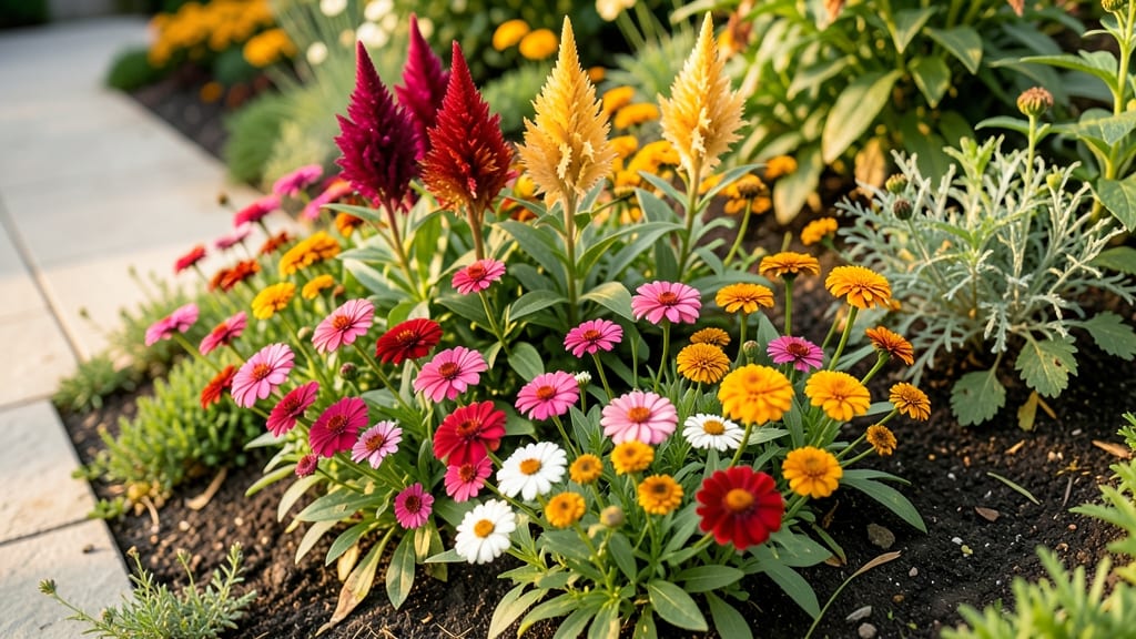 Heat-Tolerant Annual Border Mix
