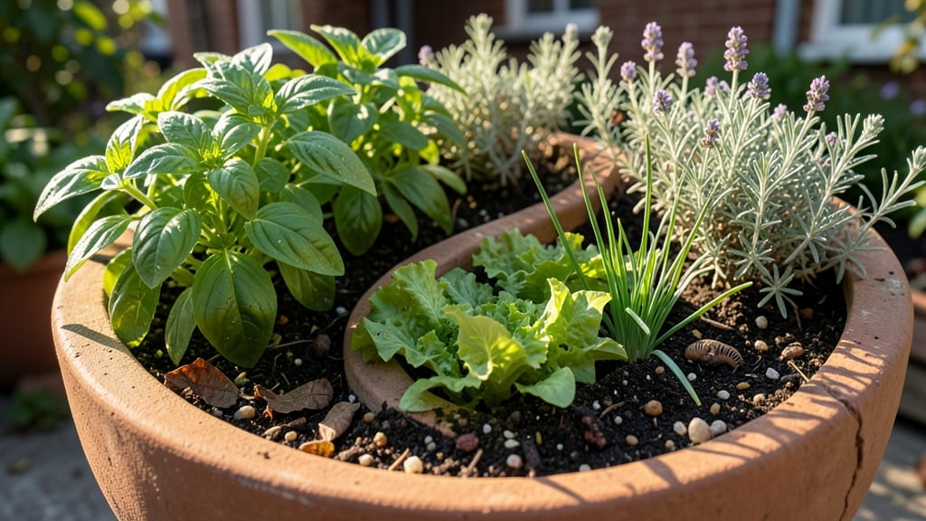 Spiral Herb Planter
