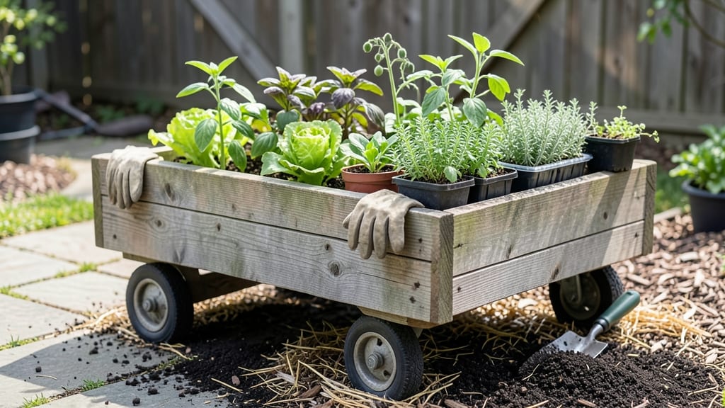 Raised Garden Bed Cart: Portable Planter That Expands Your Growing Space