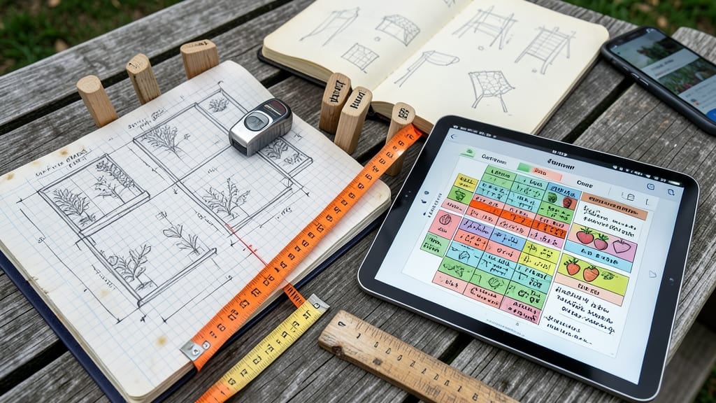 Raised Bed Vegetable Garden Planner: Year-Round Layouts for Maximum Yield