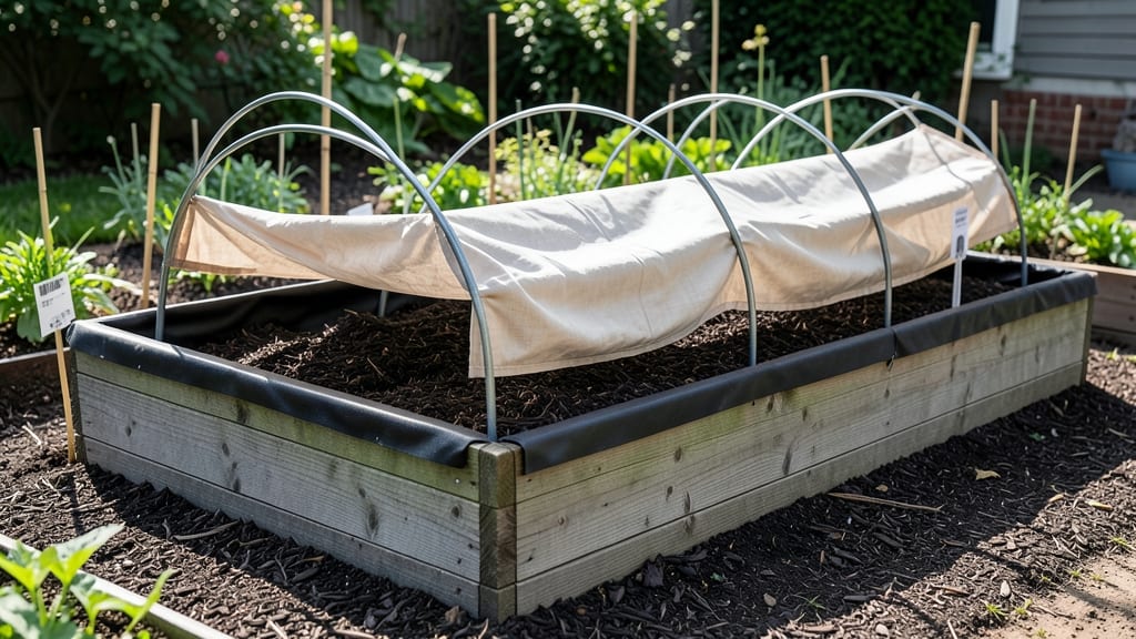 Raised Bed Hoops: Heavy-Duty Fabric That Locks in Soil and Stops Weeds