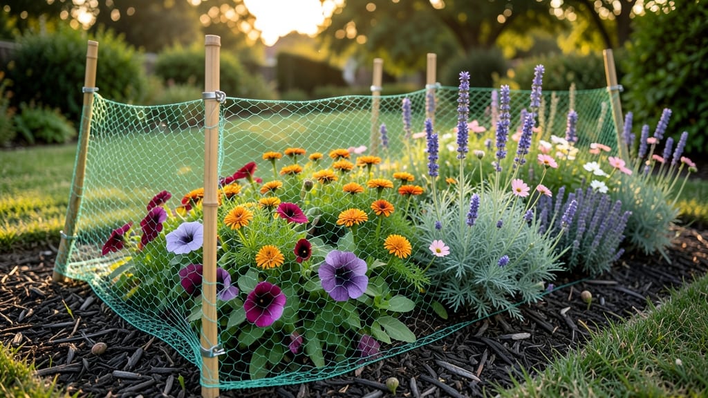 Flower Bed Netting: Critter-Proof Barrier for Pristine Blooms