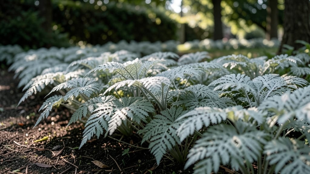 Japanese Painted Fern Borders