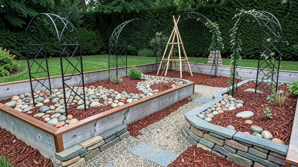 Garden Bed Decor: Modular Raised Edging for Customizable Plant Zones