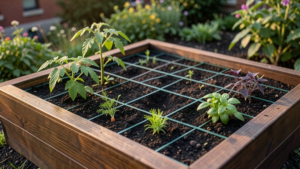 Square Foot Gardening Grid System