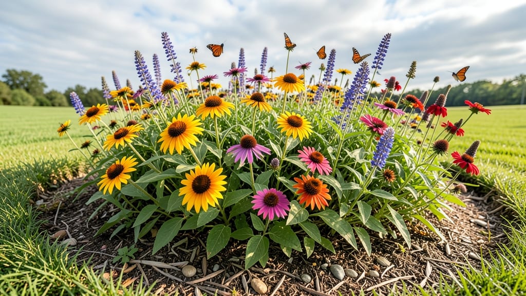 Native Wildflower Meadow Circle