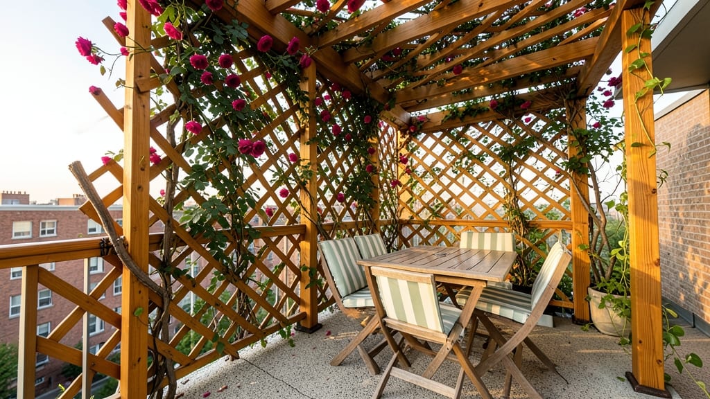 Pergola Trellis for Shade and Privacy