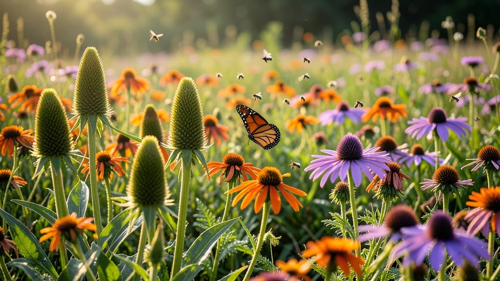 Butterfly Magnet Flower Bed
