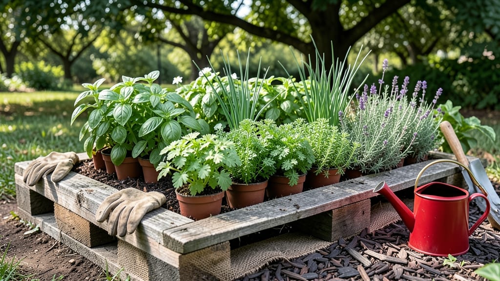 Garden Bed Out Of Pallets: Upcycled Planter With Built-In Weed Barrier