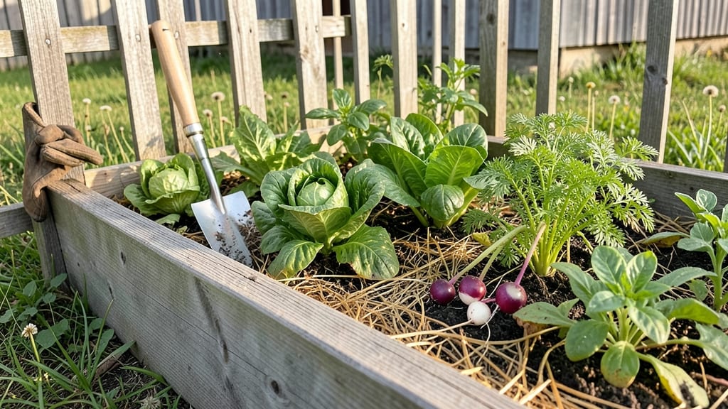 Raised Bed Fenced Garden: Modular Privacy & Plant Protection in One