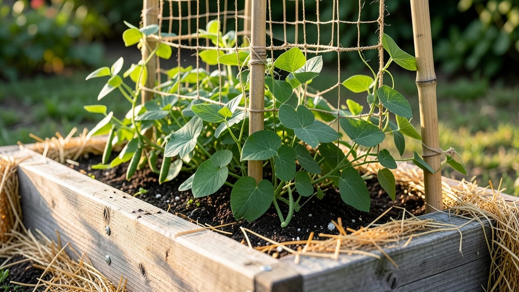 Raised Bed Peas Guide: Vertical Space-Saving Secrets for Bountiful Harvests