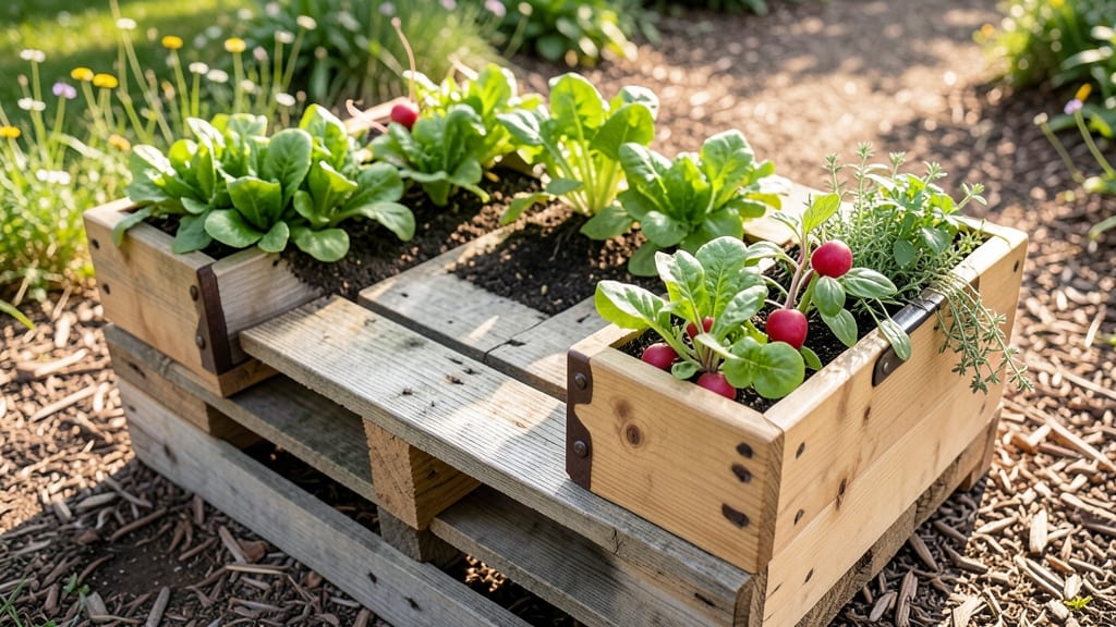 Pallet Bench Garden With Seating