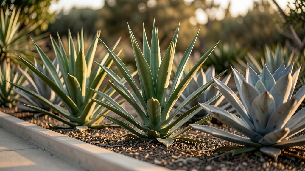Drought-Tolerant Yucca and Agave Mix