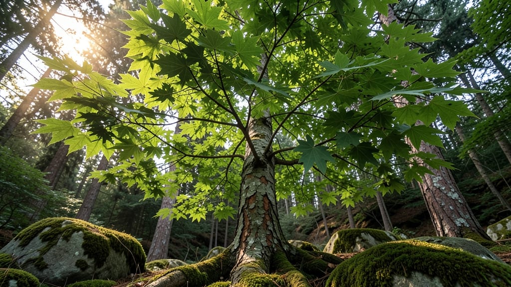 Bigleaf Maple Tree Features