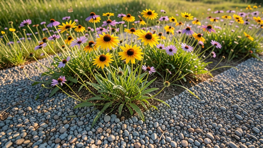 Wildflower Meadow Gravel Border