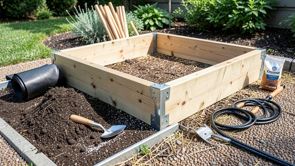 Raised Garden Bed Components: Modular Frames and Soil Mix for Year-Round Growth