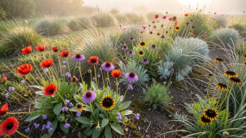 Seasonal Succession Wildflower Border
