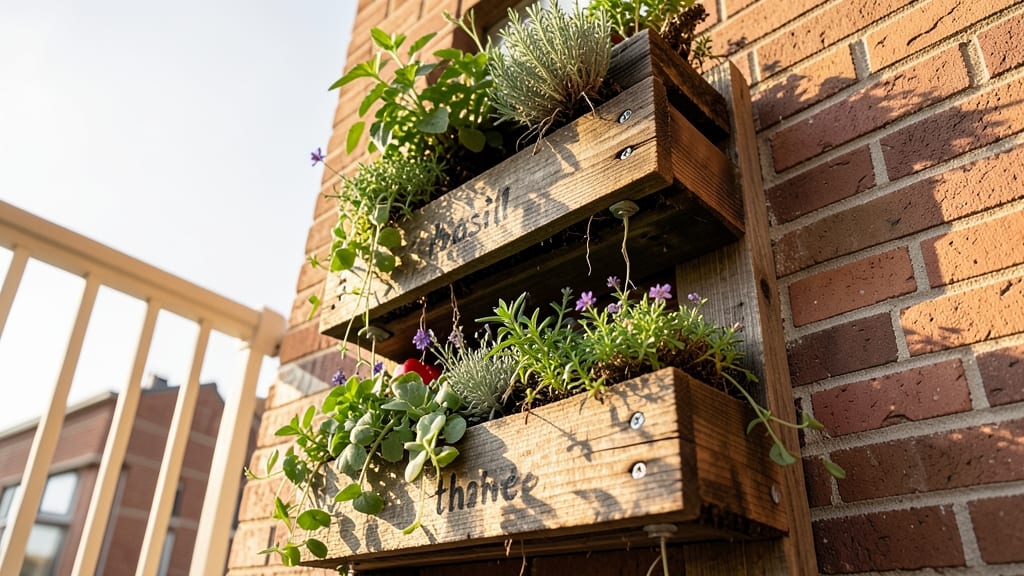 Pallet Wood Vertical Garden Beds