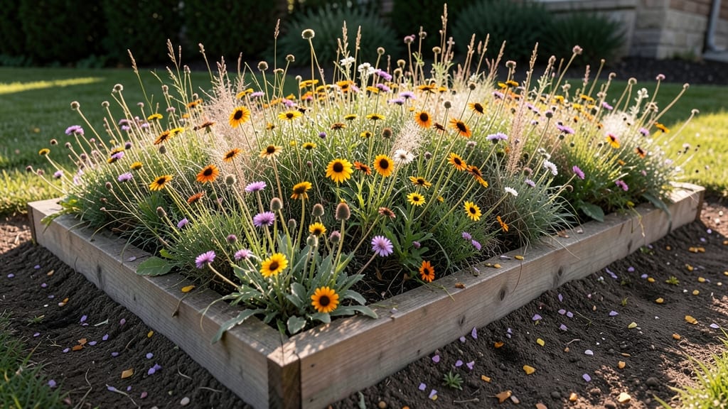 Native Wildflower Meadow Raised Bed