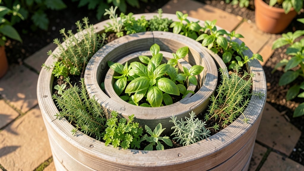 Spiral Herb Raised Garden