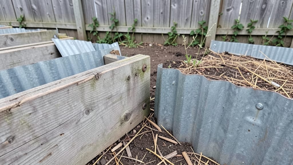 Corrugated Metal And Wood Raised Garden Beds: Durable Planters for Year-Round Yield
